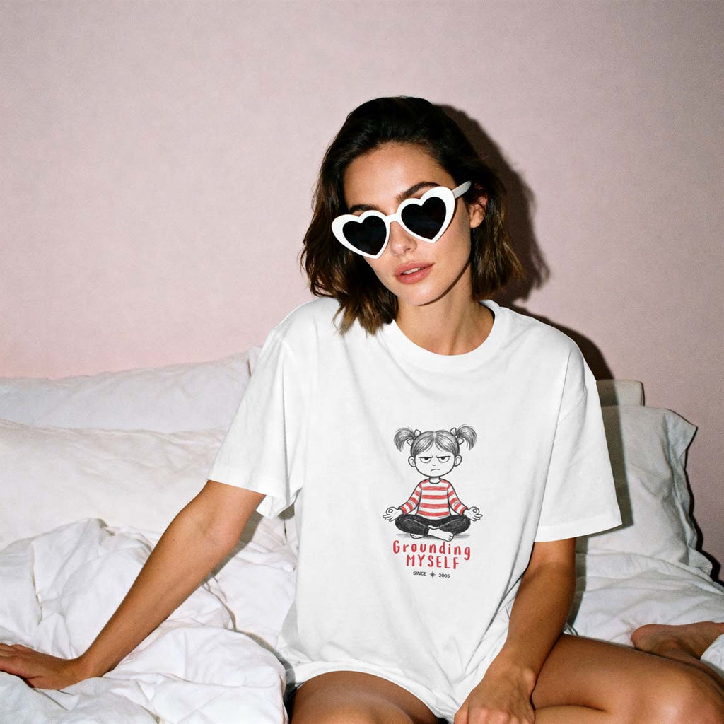 Grounding Myself Character - Ladies T-Shirt