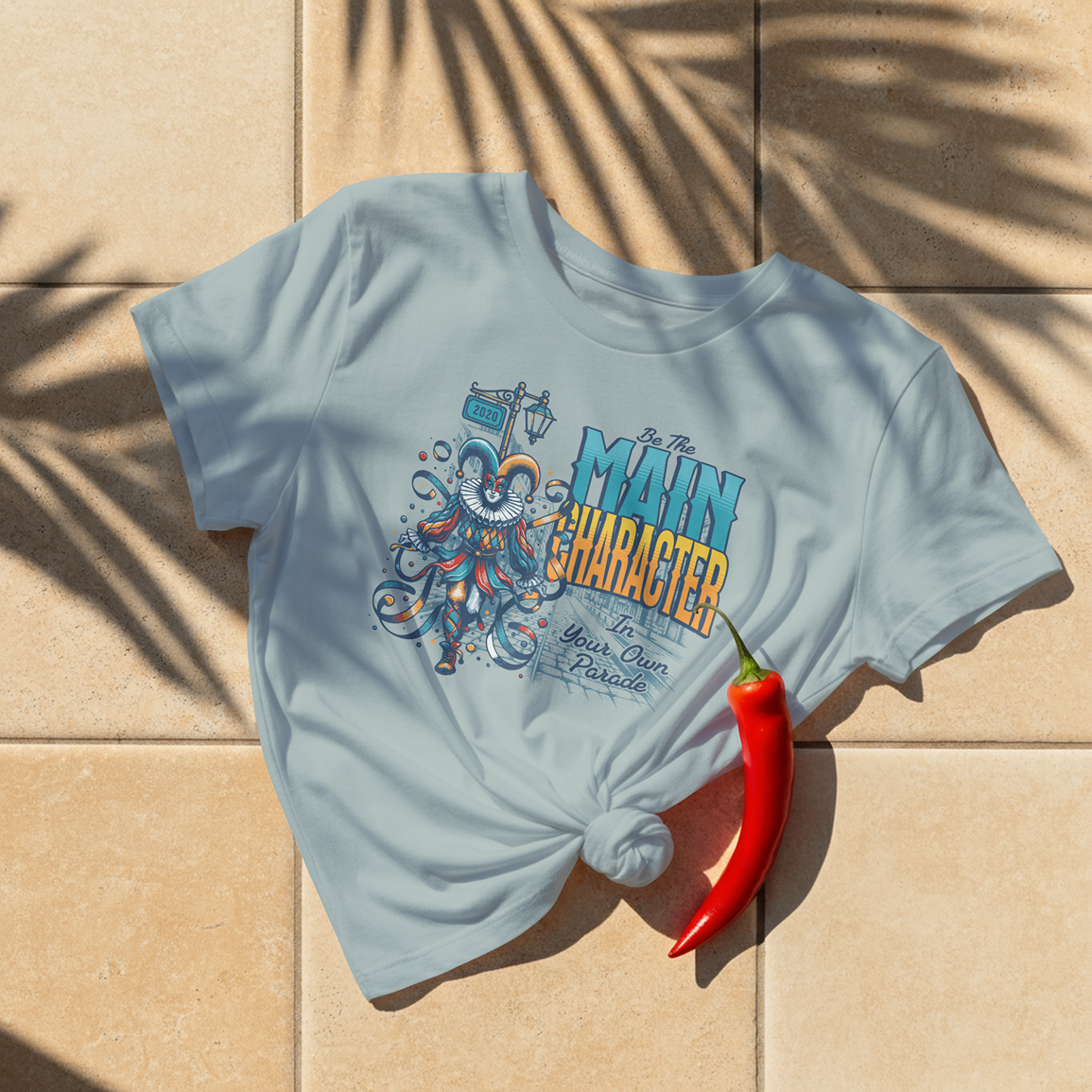 Be The Main Character Jester Graphic - Ladies T-Shirt