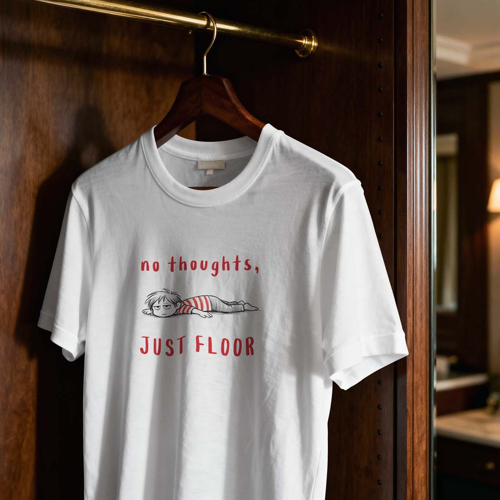 No Thoughts Just Floor Graphic Unisex T-Shirt