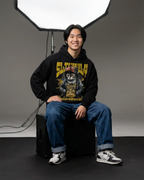 Slightly Unsupervised Cat Graphic -  Pullover Hoodie